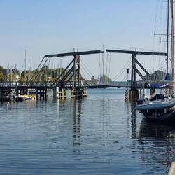Den gamle klapbro ved Wieck