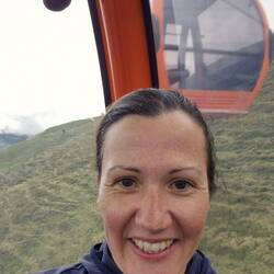 Geschafft! Die Gondel zurück nach Bad Gastein 🥳