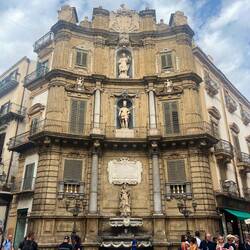 Part of the four seasons square near our hotel in the historic town