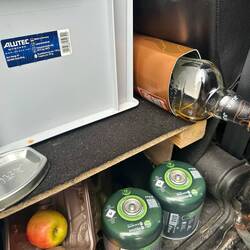 Für den Drink nach dem Zeltaufbau!