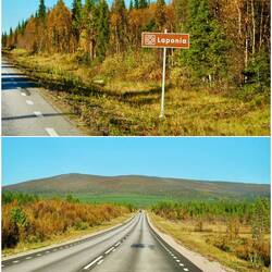 Letzte Straßenbilder von Schwedisch Lappland - diesmal leider nicht nach Abisko...