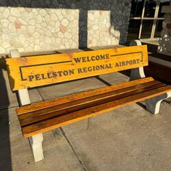 The airport sign