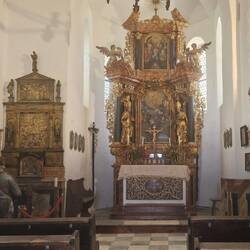 Interieur van de kerk