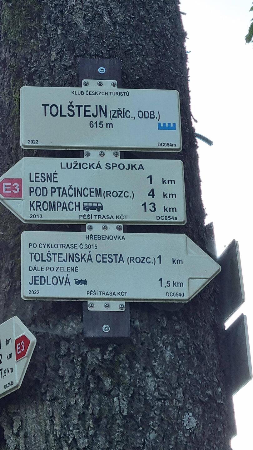 Wegweiser Alter Kammweg