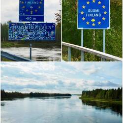 Grenzübergang nach Finnland
