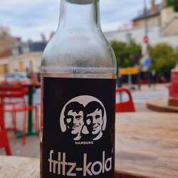 700 km nach Frankreich gefahren, um fritz-kola aus Hamburg zu trinken! 😆