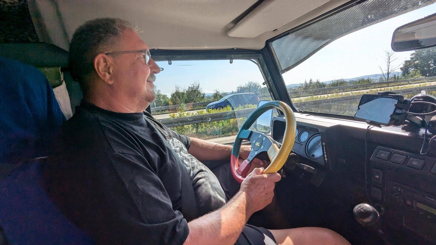 On the road again ...