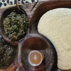 Wildspinat und Wisibohnä😋