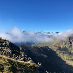 Die einzigen Wolken heute...