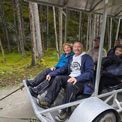 "Dog Sled," ready to be pulled