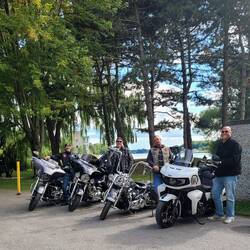 The group split up after lunch, we rode back with Jay, Steve and Rod