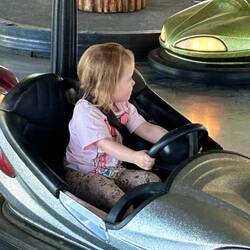 I can do bumper cars by myself