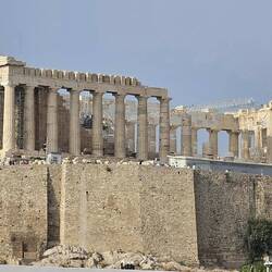 Parthenon from our rooftop terrace