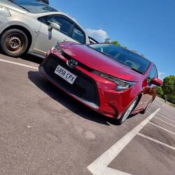S neue Auto für uf Alice Springs abe.