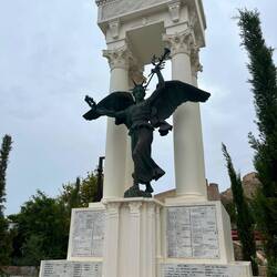 War memorial-replica of the original which is on Mont Saint Michel