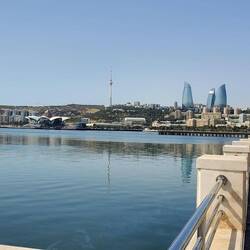 Beautiful city of Baku.