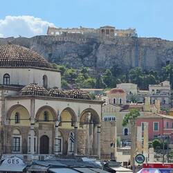 Parthenon visible throughout the city