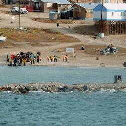 still a few to come back & while we were away they invited the local school children to visit