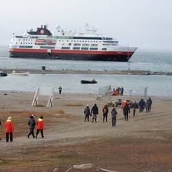 heading back to the ship for the last time