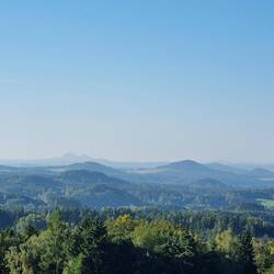Blick ins böhmische Bergland