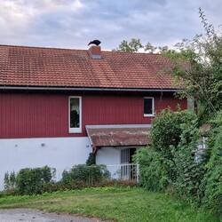 Voorzijde van het huis in Pertitschach