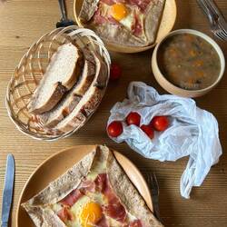 Lunch at a French refuge