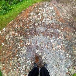 Der Standort des Dukes of Cumberland während der Schlacht