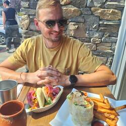 Und leckeres veganes Essen