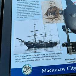 The history - not sure how they relate to or ended up in Mackinaw City