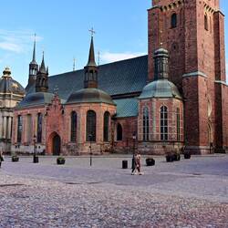 Riddarholmen Church, resting place of the Swedish Monarchs, on Gamla Stan
