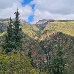 Across the valley