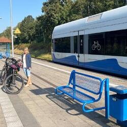Start mit der Bäderbahn