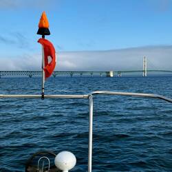 Mackinaw Bridge (I75) is the 7th longest suspension bridge in world and longest western hemisphere