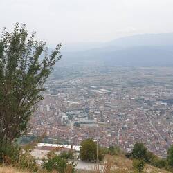Blick auf Tetovo.
