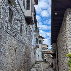 Within the castle walls