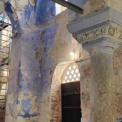 Die Restaurierung läuft.