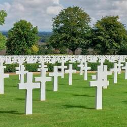View of the cemetery