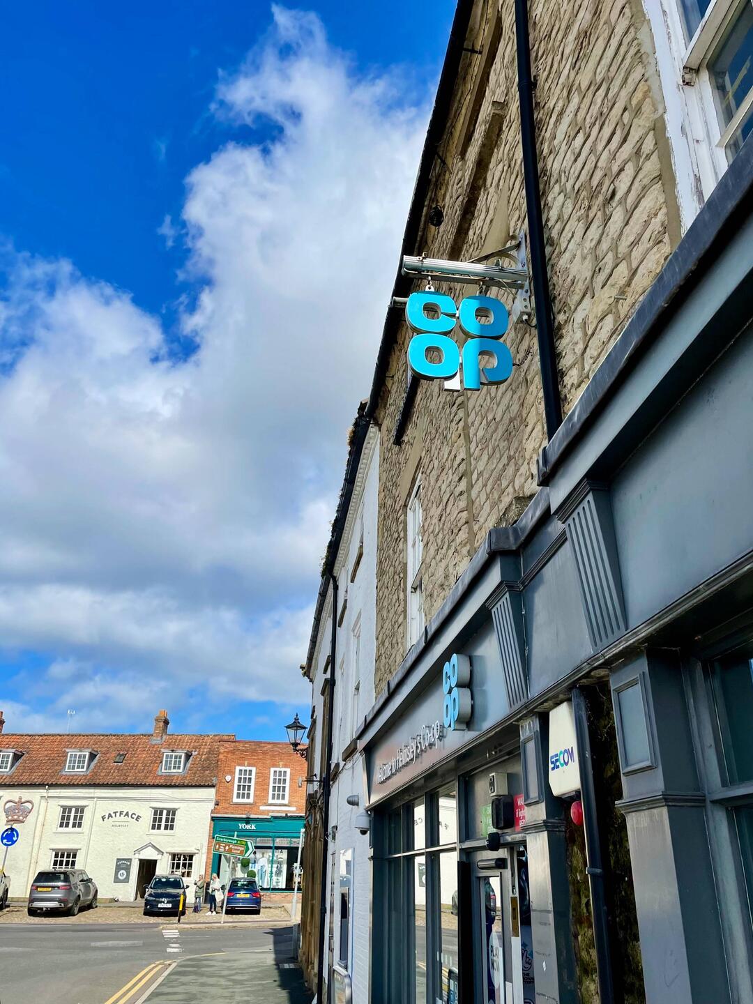 Glücklicherweise gibt es einen Coop in Helmsley