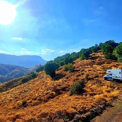 Schöner Stellplatz im Nirgendwo