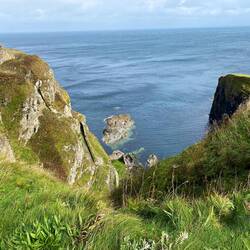 Wenn man zoomt sieht man die Stufen, man ist bis auf Meereshöhe gekrakselt