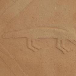 Desert fox carving