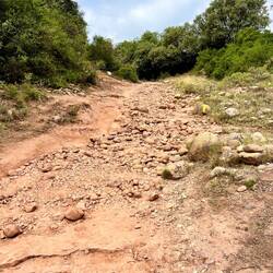This was a rocky section!!