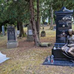 Veel romantiek op de begraafplaats