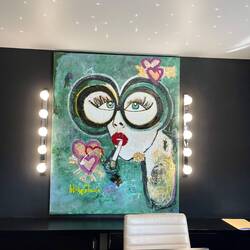 Quirky modern art at L'Abbaye Hotel