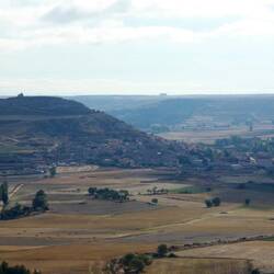 Castrojeriz, with its castle high above