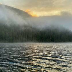 Mystischer Sonnenuntergang