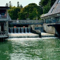 Dam on the Leland River at Fishtown