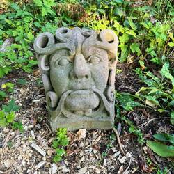 Green Man 1882. Orig from a cornice atop the Lexington School for the Deaf in NYC