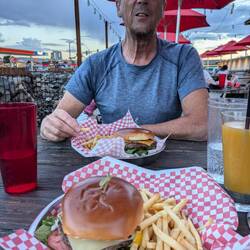 Tagesabschluss mit "gesundem" amerikanischen Essen.