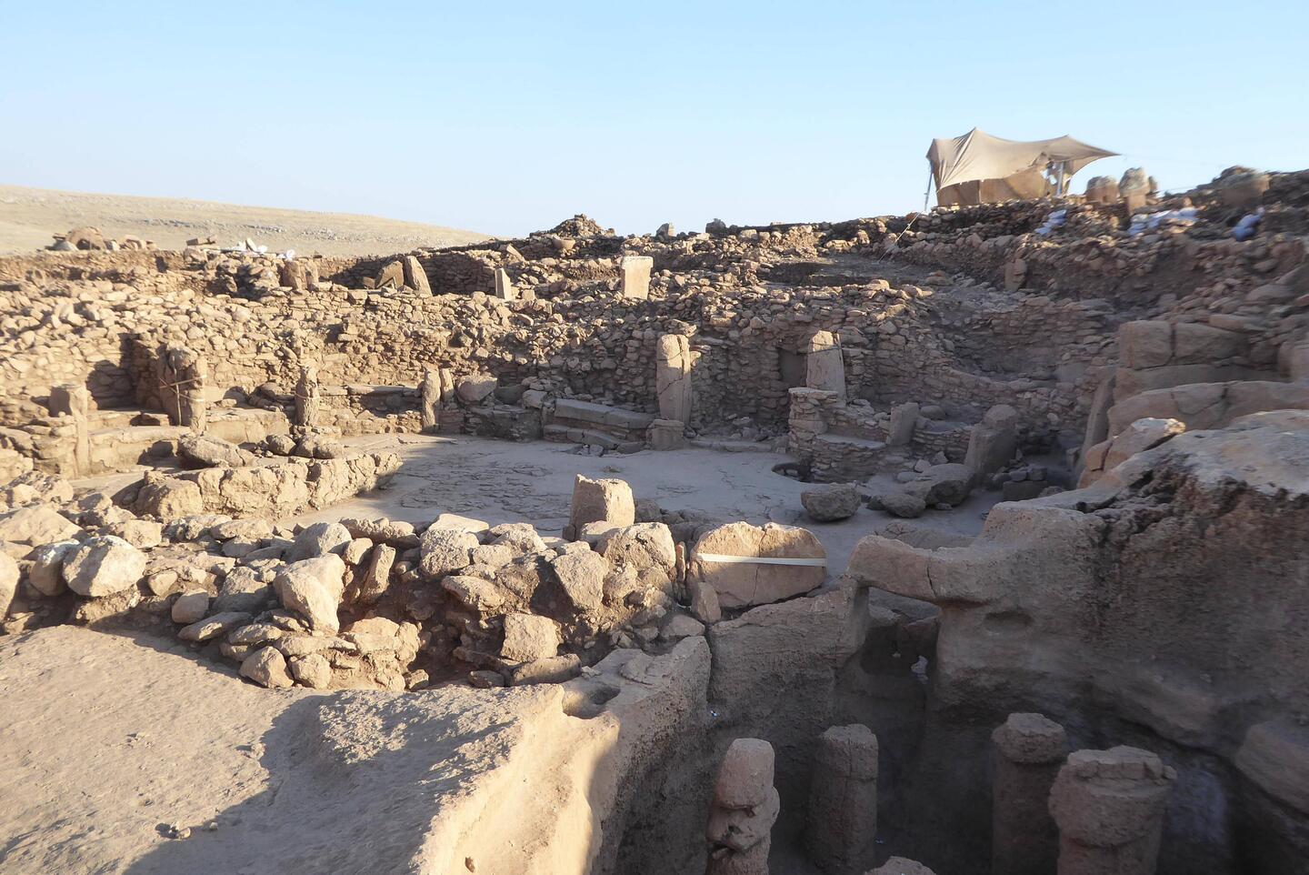 View over the site